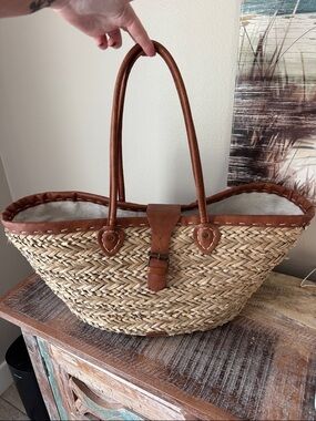 Sun N Sand Straw Beach Bag